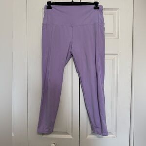 DSG Light Purple/Lavender Yoga Pants Size L